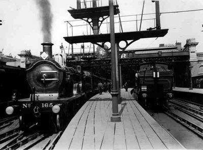 Steam Trains in Charing Cross Station by English Photographer